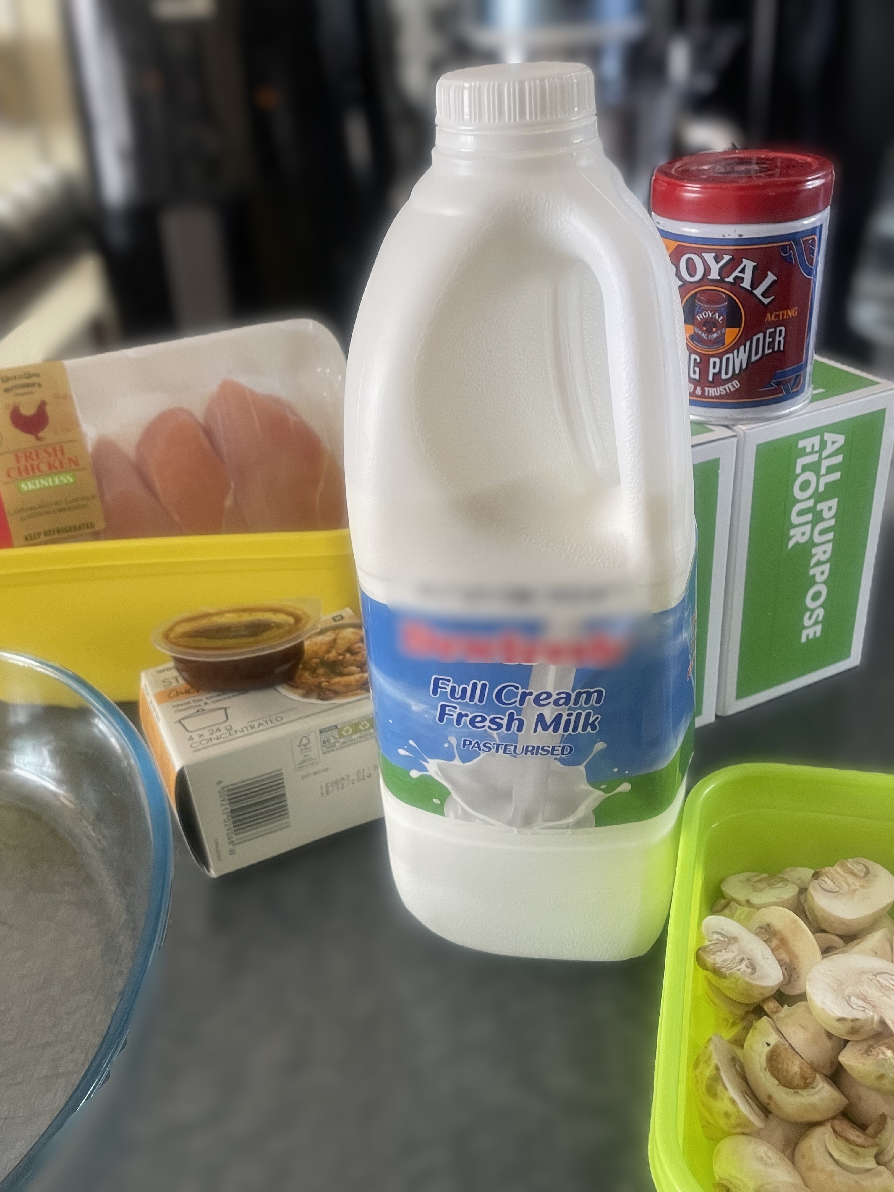 Chicken Cobbler Ingredients