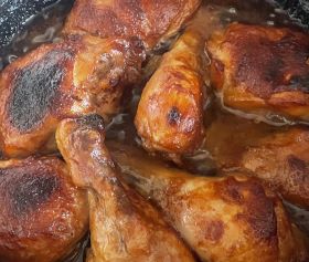 Baked Chutney and Mayonnaise Chicken